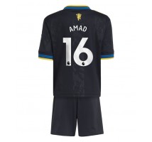 Manchester United Amad Diallo #16 Koszulka Trzecia dzieci 2025-26 Krótki Rękaw (+ krótkie spodenki)